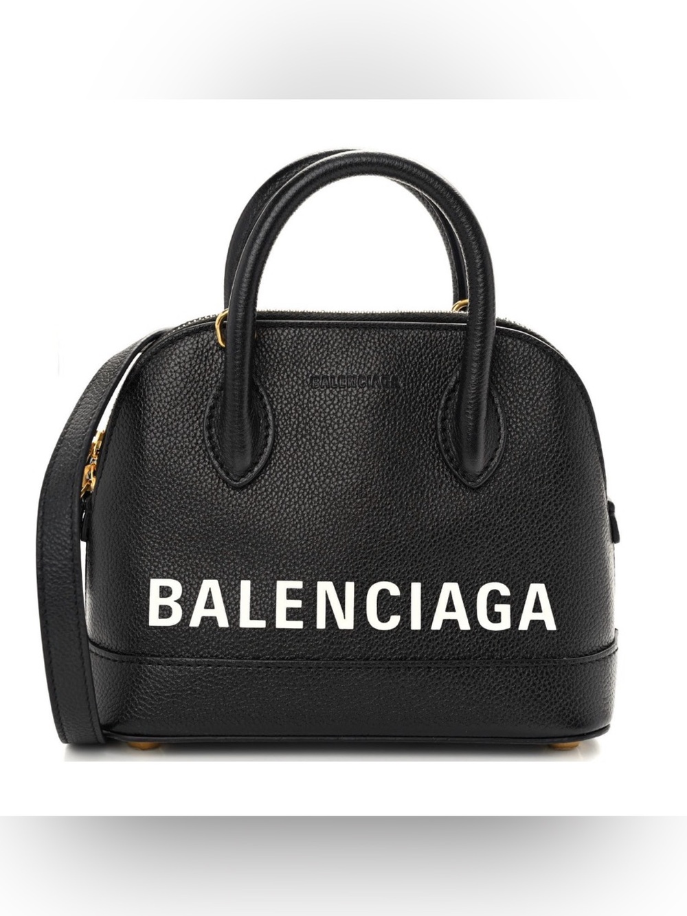 🖤🤍Balenciaga Ville Black Leather Top Handle Bag 🤍🖤